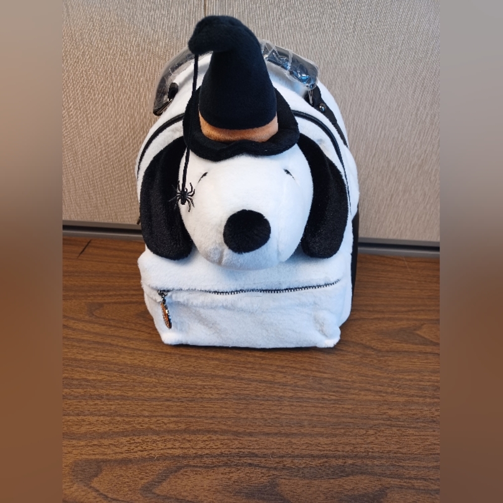 Peanuts Snoopy Witch Halloween Mini Backpack &Woodstock Wristlet Coin purse - Picture 2 of 15